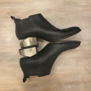 Alexander Wang ankle boots with silver heel